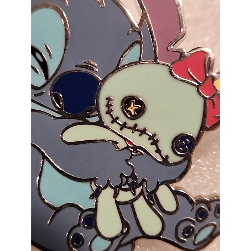 Disney Pin STITCH HUGGING SCRUMP DISNEYLAND PARIS DLP AP Artist Proof 00000 - Picture 2 of 4